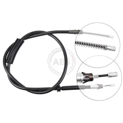 Cable de accionamiento, freno de estacionamiento A.B.S. K10735 Artesanal